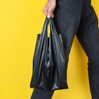 透けないカラーレジ袋　ブラック　20号　0.02mm厚　1セット（3000枚：100枚入×30袋）　伊藤忠リーテイルリンク