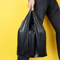 透けないカラーレジ袋　ブラック　45号　0.02mm厚　1セット（3000枚：100枚入×30袋）　伊藤忠リーテイルリンク