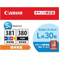 キヤノン（Canon） 純正インク BCI-381+380/5MP 2344C001 BCI-380/BCI-381シリーズ 1パック（5色入）