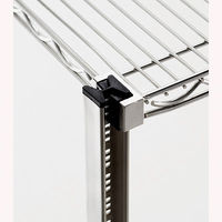 河淳　スチールメッシュ　棚4段　奥行450mm幅900mm高さ1500mm　（直送品）