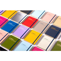 ロルバーン ポケット付メモ A5 クリーム 5mm方眼 リングノート デルフォニックス（Rollbahn）