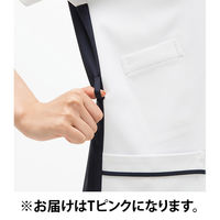 ナガイレーベン 男女兼用上衣 Tピンク L FT-4492 1枚　スクラブ