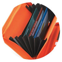 キングジム スキットマン 通帳＆カード収納ケース A5  ダークグレ 2360ター