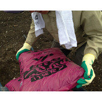 【天然ゴム背抜き手袋】 ショーワグローブ グリップ（ソフトタイプ）グリーン No.310 L 1双