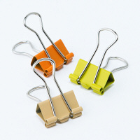 アスクル　ダブルクリップカラーアソート　小　1袋（100個）  オリジナル