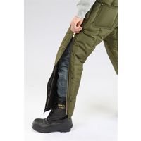 エスコ [2XL] 防寒服上下セット(Sage) EA915GM-34 1組（直送品）