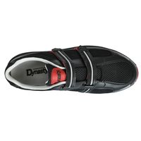 JSAA認定 作業靴 プロスニーカー ダイナスティライト DL23M 25.0cm ブラック/レッド R9209013309 1足（直送品）