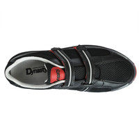 JSAA認定 作業靴 プロスニーカー ダイナスティライト DL23M 27.5cm ブラック/レッド R9209013314 1足（直送品）