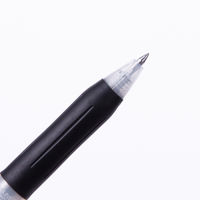 アスクル　ノック式ゲルインクボールペン　0.4mm　黒　  オリジナル