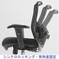 TOKIO オフィスチェア メッシュ張り 肘無し ブラック FCM-5 1脚