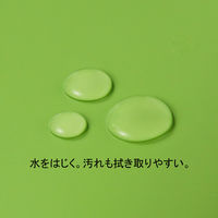 背幅伸縮ファイル　PP製　A4タテ　グリーン　アスクル  オリジナル