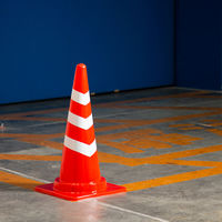 アスクル 「現場のチカラ」 スコッチコーン赤／白 1本  オリジナル