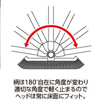 テラモト EFコーナーブルーム30cm CL-736-030-0 1箱(10本入)（直送品）