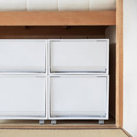 無印良品 ポリプロピレン収納ケース用キャスター (V) 4個入 良品計画