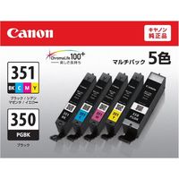 キヤノン（Canon） 純正インク BCI-351+350/5MP 6552B003 BCI-350/351シリーズ 1パック（5色入）