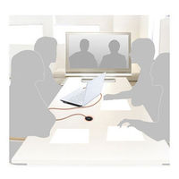 サンワサプライ　Φ3.5ｍｍミニプラグ/フラット型PCマイク/全指向性/MM-MC23　1個