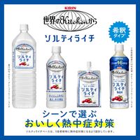 熱中症対策飲料 キリンビバレッジ 世界のキッチンから ソルティ ライチ 500ml  1箱（24本入）スポーツドリンク 果汁