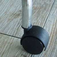 アール・エフ・ヤマカワ プライウッドキャスターチェア グリーン 1脚 幅445mm キャスター付き スタッキング