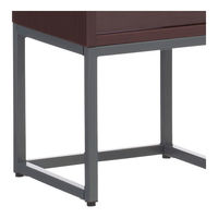 アスクル おもてなしスタイル パンフレットスタンド 1列 ダーク 1台  オリジナル