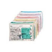 リヒトラブ　クリヤーケース・スモーキィ　Ｆ-277　A4S　マチ付　水　F-277ミズ　1枚　（直送品）