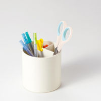 プラス ハサミ　フィットカットスリム　白青 SC-160S 1個