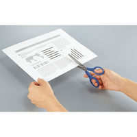 コクヨ はさみ テピタ リングサイズ 小 リング内径32mm 青 ハサミ ハサ-150B 1本