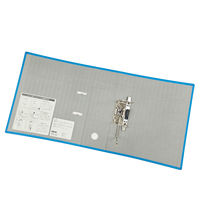 レバー式アーチファイル　A4タテ　背幅100mm　ブルー　SGLAF100BL　ハピラ　とじ王  オリジナル