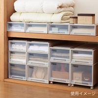 【引き出し収納】 天馬 フィッツケース（ロング） 4904746302281 カプチーノ ベージュ 1個