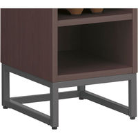 アスクル おもてなしスタイル シューズラック 1列 ダークブラウン 1台  オリジナル