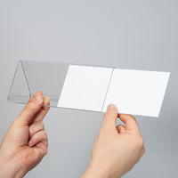 アスクル　V型カード立て　大　1セット（10個：1個×10）　 オリジナル