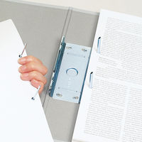 キングジム　キングファイルG（2穴）　A3タテ　とじ厚40mm　グレー　1004S