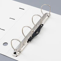 リヒトラブ リクエスト D型リングファイル 4穴 A4タテ 背幅64mm 白 G1280-0 1冊