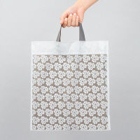 PE手提〈底マチタイプ〉　平紐　グレー　M　1セット（150枚）　ヘッズ オリジナル