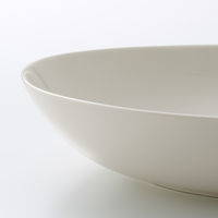 無印良品 磁器ベージュカレー パスタ皿 約26×19.5×高さ5cm 良品計画