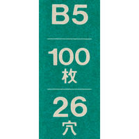 コクヨ 三色刷りルーズリーフB5仕入帳消費税額欄付 100 リー5103 1冊