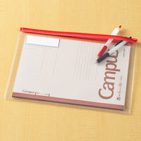 コクヨ　カラーソフトクリヤーケースC（チャック付き）S型［軟質］　A4-S　赤