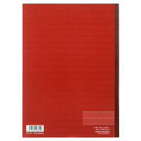 プラス　ノートブック　セミB5　A罫　30枚　赤　1パック（10冊入）　NO-003AS-10P　76729