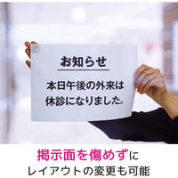 スコッチ 掲示用両面テープ キレイにはがせる ガラス用 Lサイズ 1パック(20片入) スリーエム 859LN（直送品）