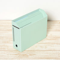 プラス カットフォルダー 2山 A4 青 FL-062IF BL 1パック(10枚入)