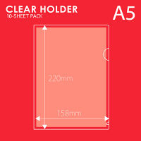 プラス クリアーホルダーA5 クリアー FL-215HO 1パック（10枚入）（直送品）