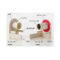 【ロールふせん】gノート　ロールズ25　イエロー×ピンク　1個　プリントインフォームジャパン