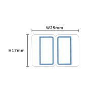 プラス Fインデックス ブルー 横25×縦17mm FI-101BL 1パック（160片入）（直送品）