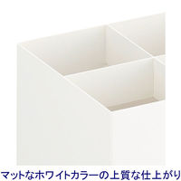 アスクル アーバンエントランス 傘立て 16本用 ホワイト 幅250×奥行250×高さ500mm 1台  オリジナル