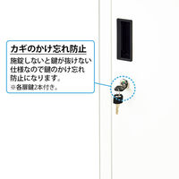 スマイル 更衣室ロッカー OAスチールロッカー 3連2段6人用 シリンダー錠 グレー 幅900×奥行515×高さ1790mm 1台（3梱包）