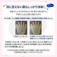 ウェットティッシュ アルコール消毒 手指用 詰替 （40枚入×3）1セット（12パック）シルコット消毒ウェットティッシュ