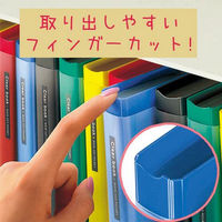 コクヨ　クリヤーブック（ウェーブカット・固定式）　A4タテ20ポケット　青　ブルー　ラ-T560B　1セット（30冊：10冊入×3箱）