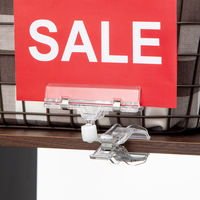 伊藤忠リーテイルリンク　クリップホルダー　ワイドホルダー（クリップ大）　1セット（15個：5個入×3袋）　 オリジナル