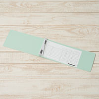 プラス　フラットファイル（統一伝票用）樹脂製とじ具　背幅53mm　ブルー　NO.062SW　76045　1セット（30冊：10冊入Ｘ3袋）