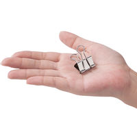 アスクル　ダブルクリップ　中　シルバー　1袋（100個：10個入×10パック）　幅25mm  オリジナル