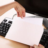 ムトウユニパック ナチュラルカラー封筒 長3横型 ピンク 300枚（100枚×3袋）